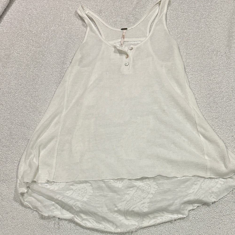 Free people-Women's off white Sleeveless Top size XS
